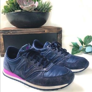 New Balance 420 Purple Metallic Sneaker